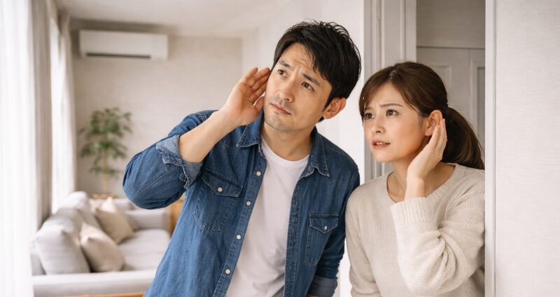 後悔④｜壁が薄く、音が気になるアイキャッチ画像