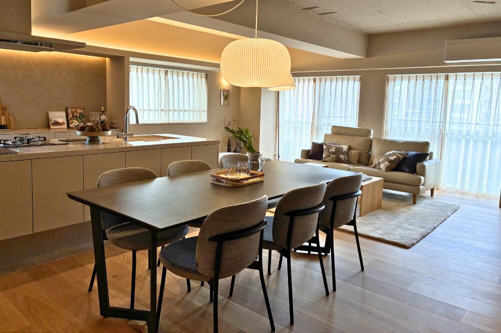 G1コンセプトルームのリビングダイニング全景